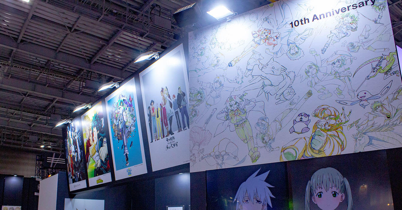 The Bones booth at AnimeJapan