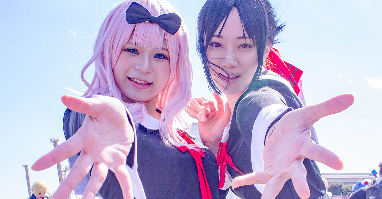 Kaguya and Chika Cosplay from Kaguya-Sama