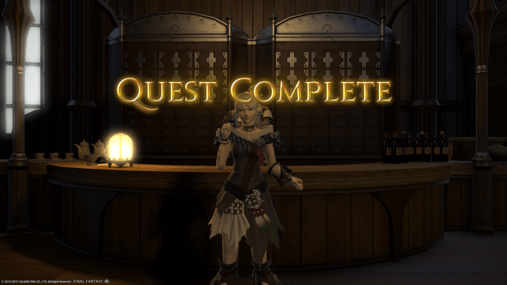 FFXIV pt 2 quest complete