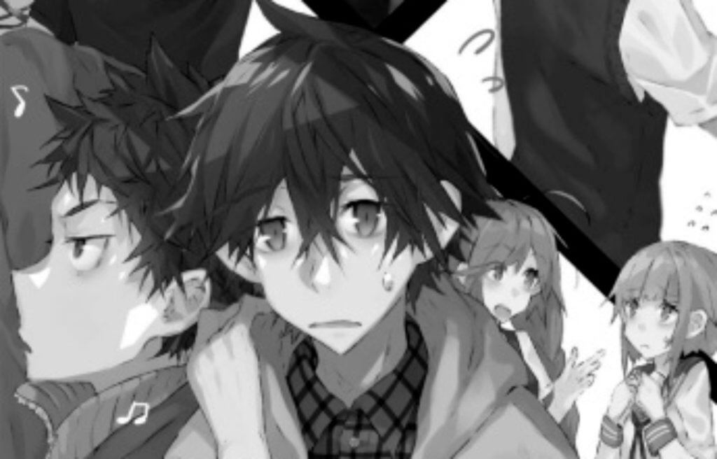 Screenshot of Grimgar of Fantasy and Ash showing Haruhino looking alarmed