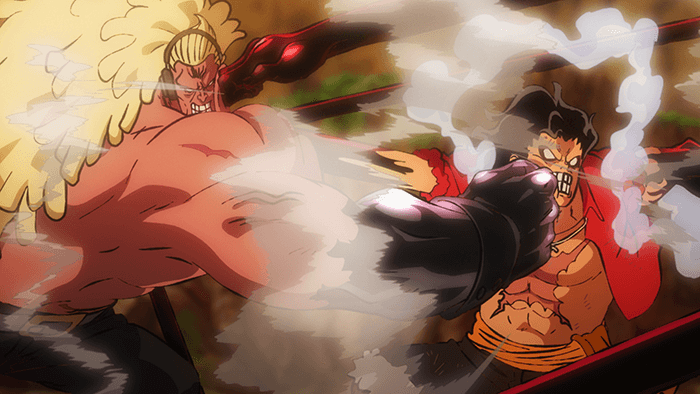 One Piece: Stampede, Luffy versus Douglas Bullet