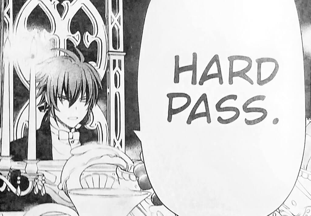 Kaito saying "hard pass", which coincidentally is also the reviewer's verdict on the book.