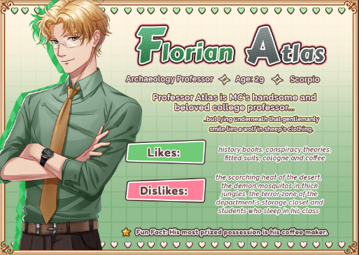 Love Spell Florian Atlas character info