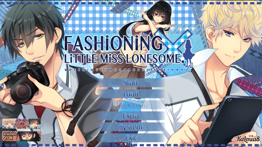 Fashioning Little Miss Lonesome game title screen