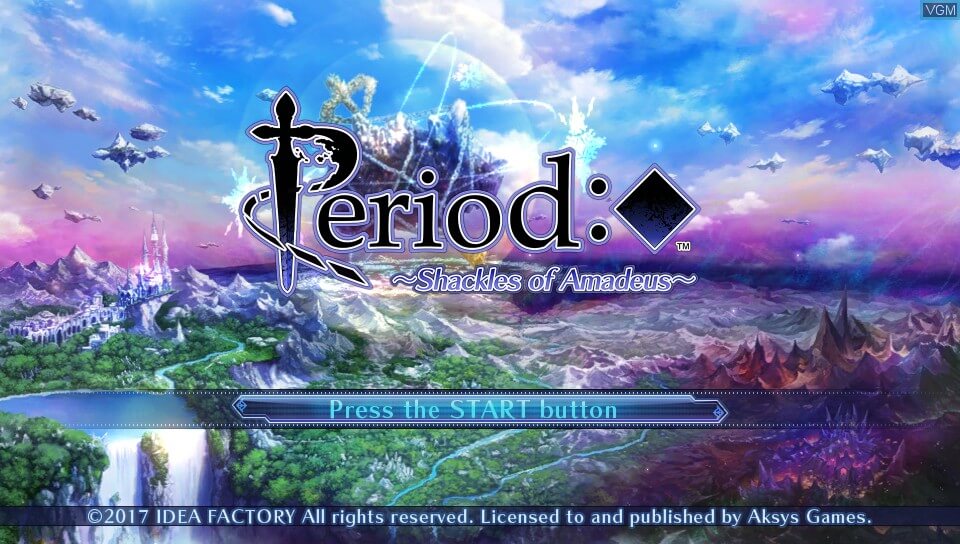 Period: Cube start screen