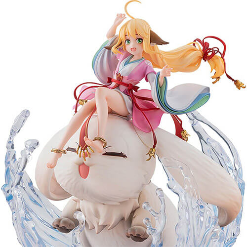 The figure features a carefree Susu riding atop a rabbit surrounded by semi-clear and beautiful water effects!