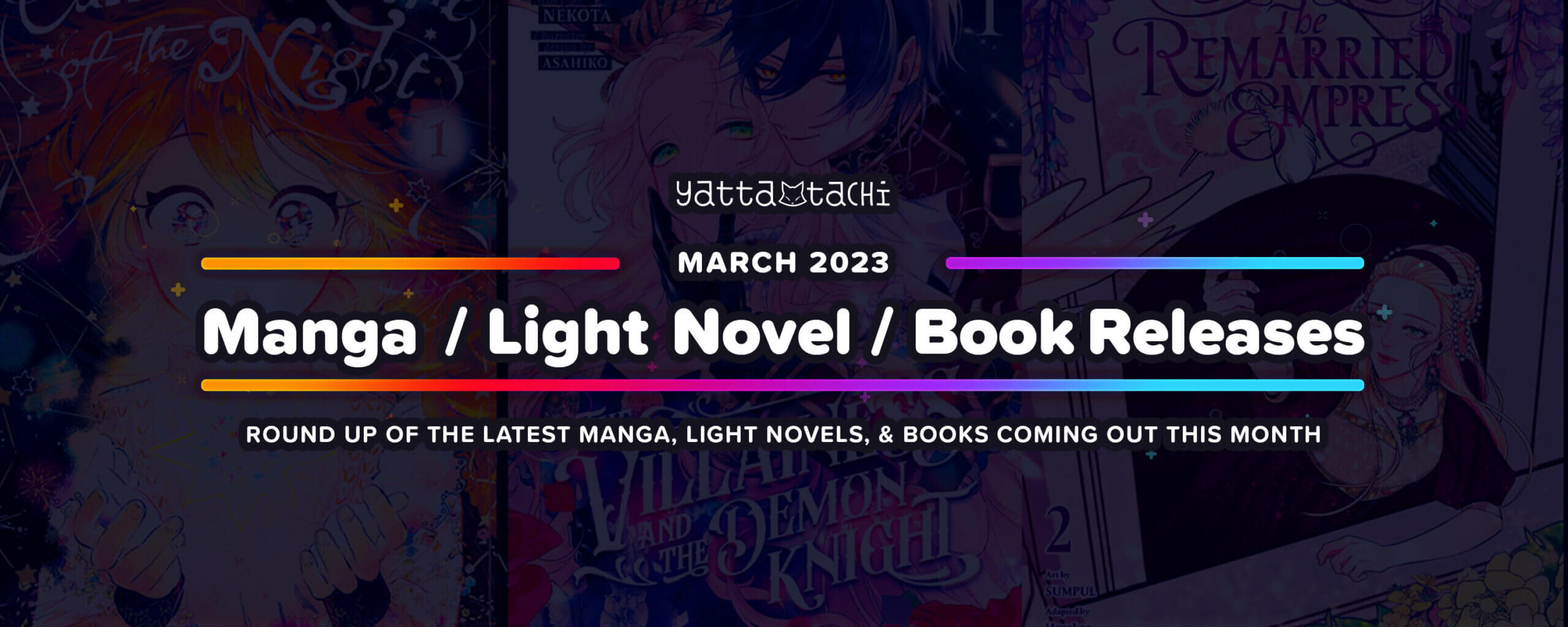 March 2023 Manga / Light Novel / Book Releases