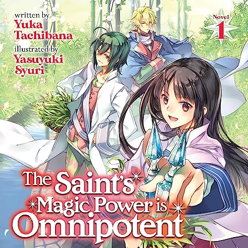 The audiobook cover of The Saint's Magic Power is Omnipotent Volume 1 cover. 