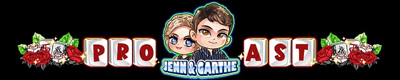 Logo for Jenn and Garthe's "Proast" YouTube show.