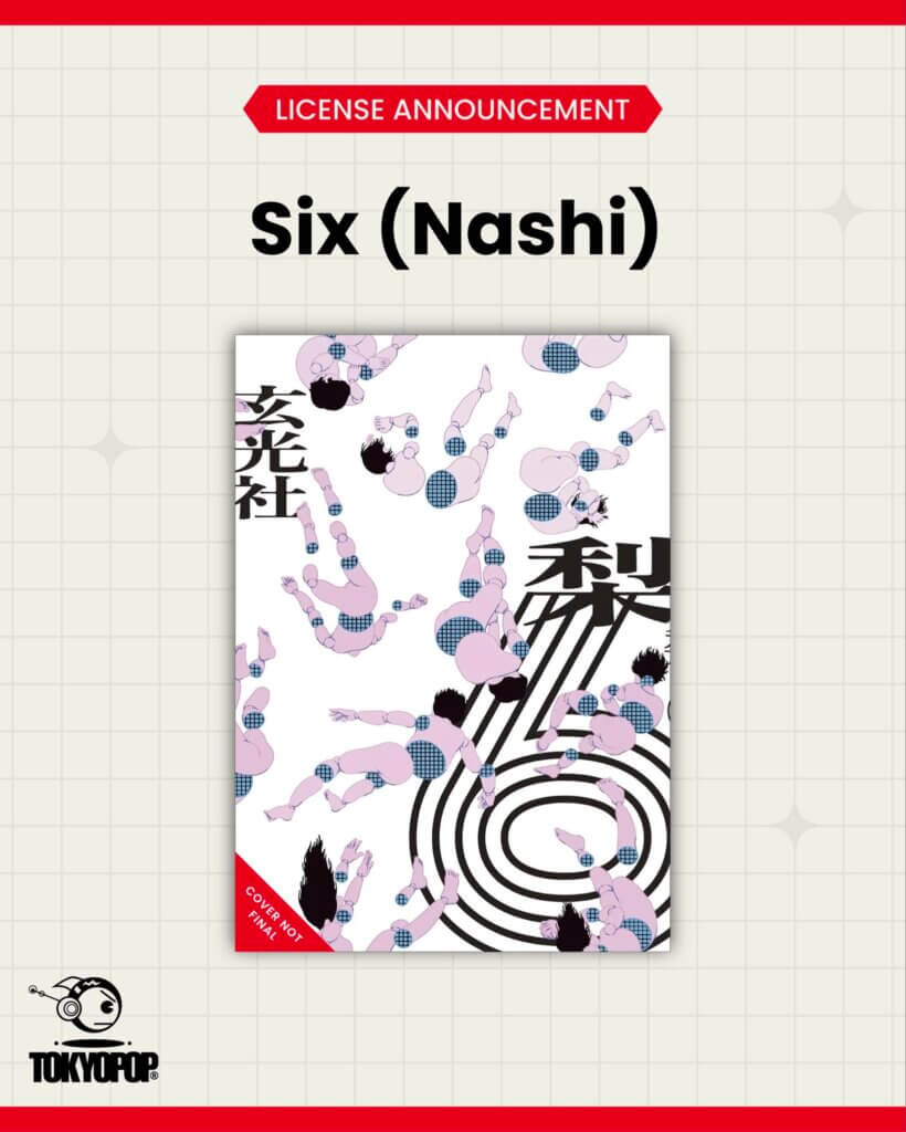 Various crash dummies fall from the sky. In the background can be seen the number “6.”